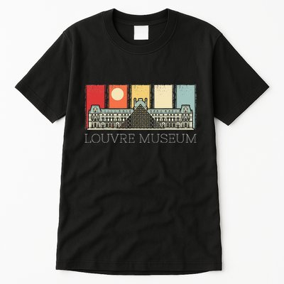 Louvre Museum In Paris France Tourist Tall T-Shirt