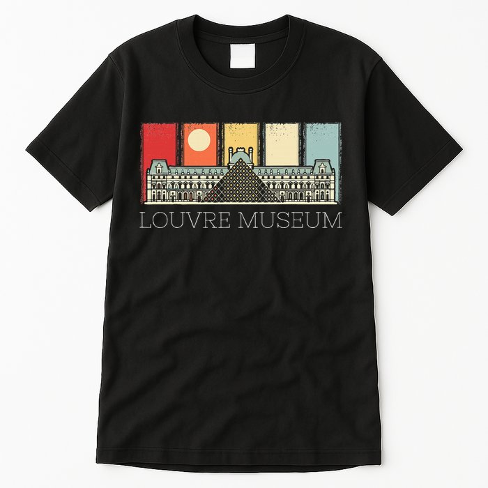 Louvre Museum In Paris France Tourist Tall T-Shirt