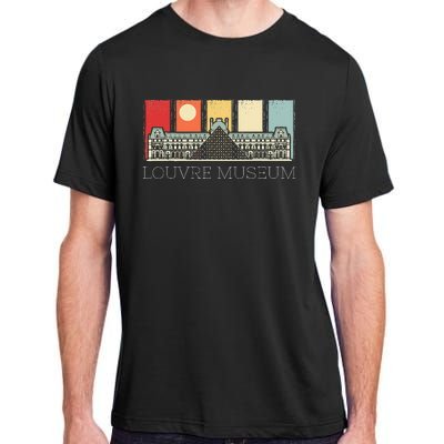 Louvre Museum In Paris France Tourist Adult ChromaSoft Performance T-Shirt