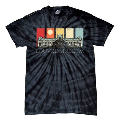 Louvre Museum In Paris France Tourist Tie-Dye T-Shirt