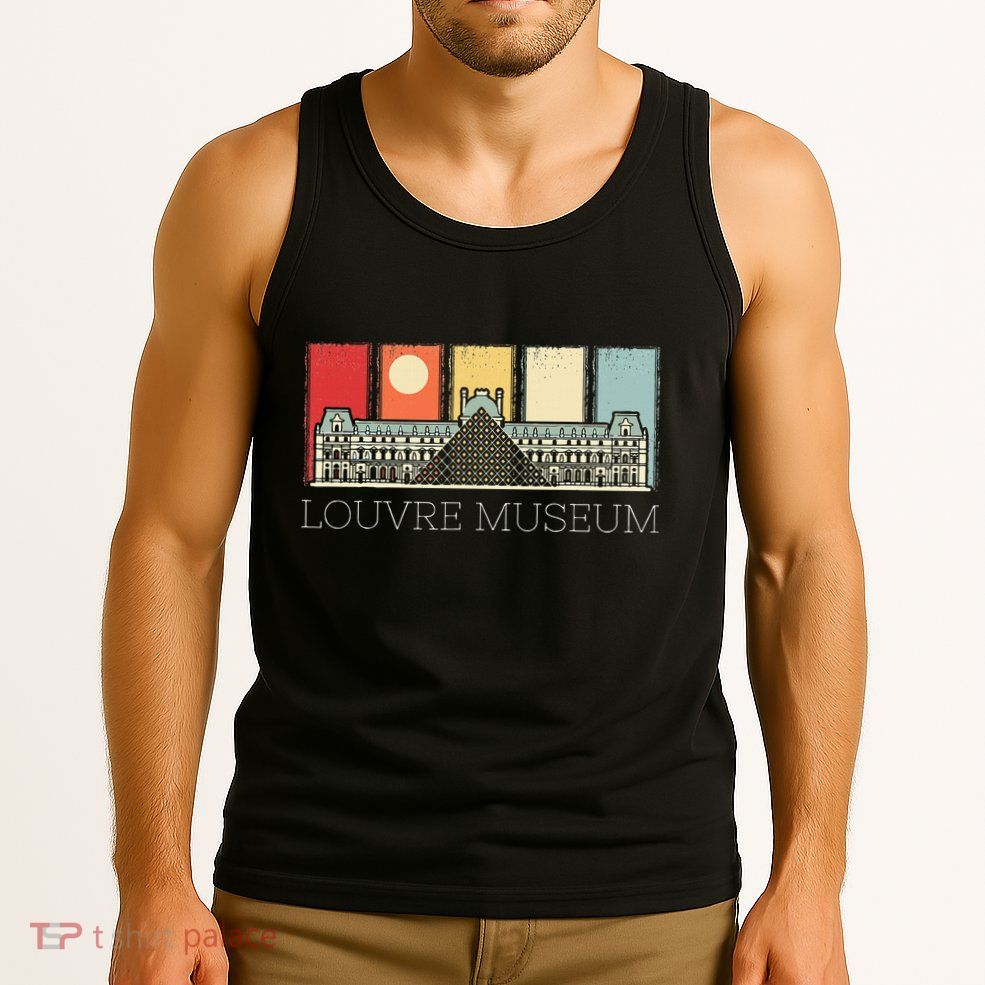 Louvre Museum In Paris France Tourist Tank Top
