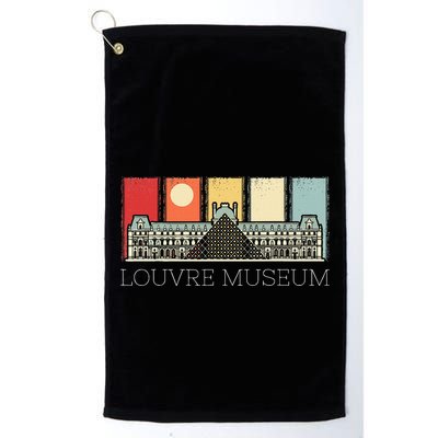 Louvre Museum In Paris France Tourist Golf Towel