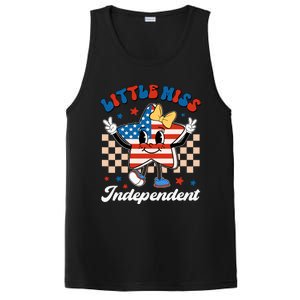 Little Miss Independent 4th Of July Girl Groovy PosiCharge Competitor Tank