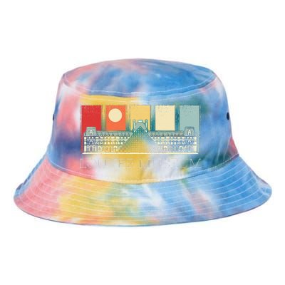 Louvre Museum In Paris France Tourist Tie Dye Newport Bucket Hat