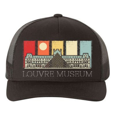 Louvre Museum In Paris France Tourist Yupoong Adult 5-Panel Trucker Hat