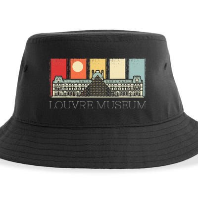 Louvre Museum In Paris France Tourist Sustainable Bucket Hat