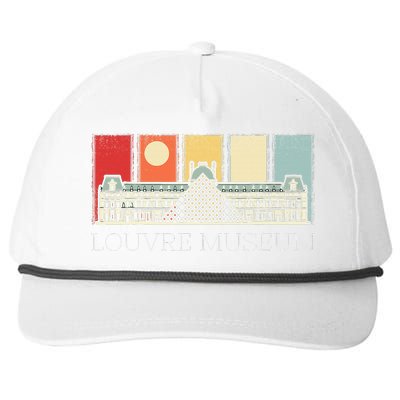 Louvre Museum In Paris France Tourist Snapback Five-Panel Rope Hat