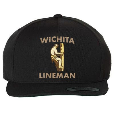 LyricLyfe Music Inspired Wichita Lineman Wool Snapback Cap