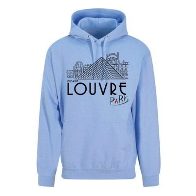 Louvre Museum In Paris Unisex Surf Hoodie