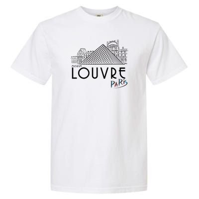 Louvre Museum In Paris Garment-Dyed Heavyweight T-Shirt