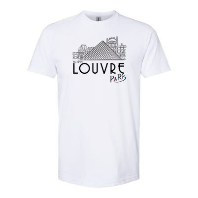 Louvre Museum In Paris Softstyle® CVC T-Shirt