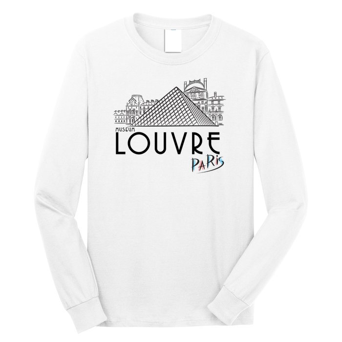 Louvre Museum In Paris Long Sleeve Shirt