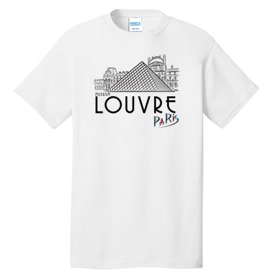 Louvre Museum In Paris Tall T-Shirt