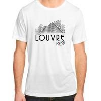 Louvre Museum In Paris Adult ChromaSoft Performance T-Shirt