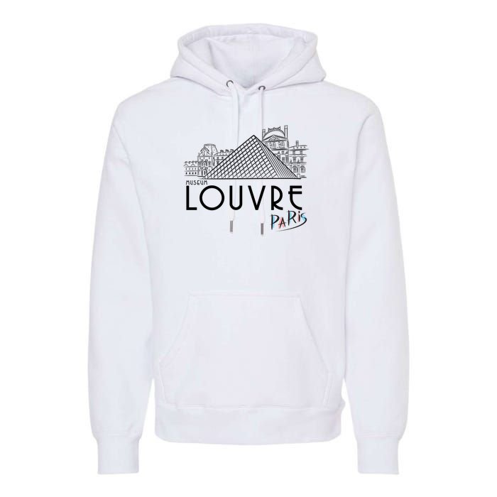 Louvre Museum In Paris Premium Hoodie