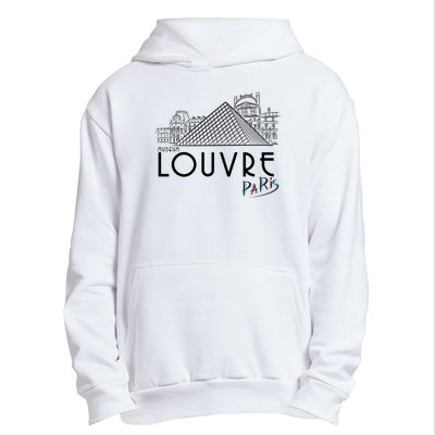 Louvre Museum In Paris Urban Pullover Hoodie