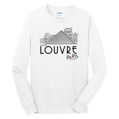 Louvre Museum In Paris Tall Long Sleeve T-Shirt