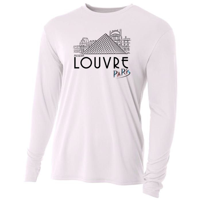 Louvre Museum In Paris Cooling Performance Long Sleeve Crew