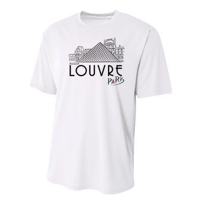 Louvre Museum In Paris Performance Sprint T-Shirt