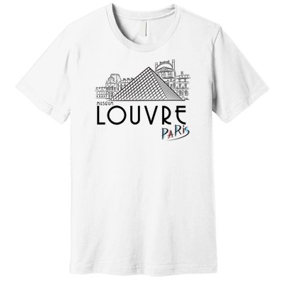 Louvre Museum In Paris Premium T-Shirt