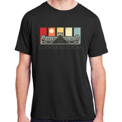 Louvre Museum In Paris France Tourist Adult ChromaSoft Performance T-Shirt