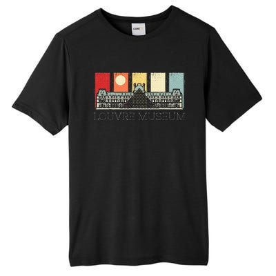 Louvre Museum In Paris France Tourist Tall Fusion ChromaSoft Performance T-Shirt