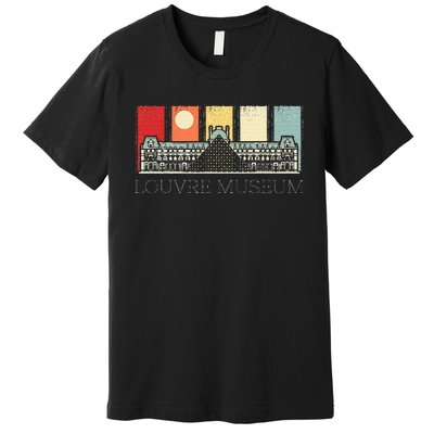 Louvre Museum In Paris France Tourist Premium T-Shirt