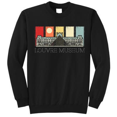 Louvre Museum In Paris France Tourist Tall Sweatshirt