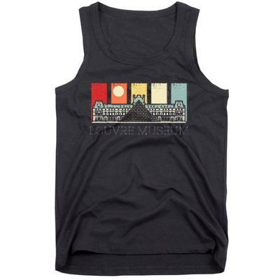 Louvre Museum In Paris France Tourist Tank Top