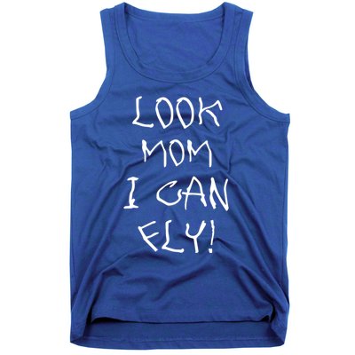 Look Mom I Can Fly! Letters By With Cerebral Palsy Gift Tank Top