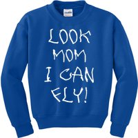 Look Mom I Can Fly! Letters By With Cerebral Palsy Gift Kids Sweatshirt