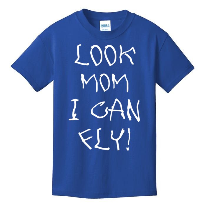 Look Mom I Can Fly! Letters By With Cerebral Palsy Gift Kids T-Shirt