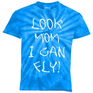 Look Mom I Can Fly! Letters By With Cerebral Palsy Gift Kids Tie-Dye T-Shirt