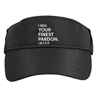 Landon Mauk I Beg Your Finest Pardon I.B.Y.F.P Adult Drive Performance Visor