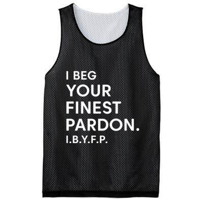 Landon Mauk I Beg Your Finest Pardon I.B.Y.F.P Mesh Reversible Basketball Jersey Tank