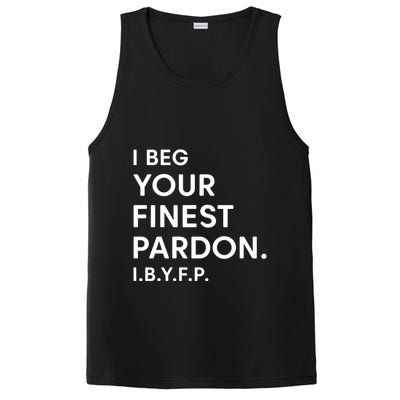 Landon Mauk I Beg Your Finest Pardon I.B.Y.F.P PosiCharge Competitor Tank