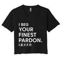 Landon Mauk I Beg Your Finest Pardon I.B.Y.F.P Crop Top