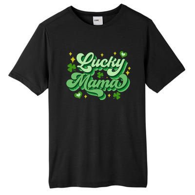 Lucky Mama Irish green St. Patricks Day Tall Fusion ChromaSoft Performance T-Shirt