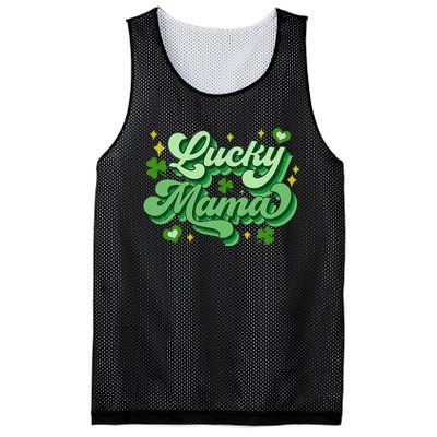 Lucky Mama Irish green St. Patricks Day Mesh Reversible Basketball Jersey Tank