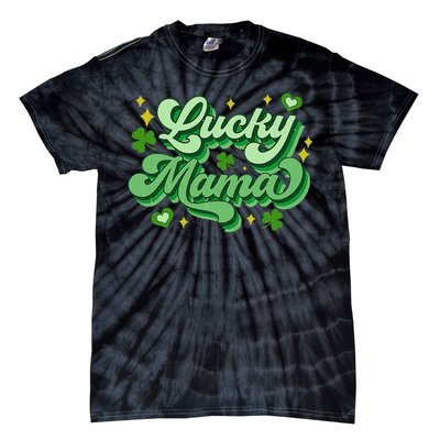 Lucky Mama Irish green St. Patricks Day Tie-Dye T-Shirt