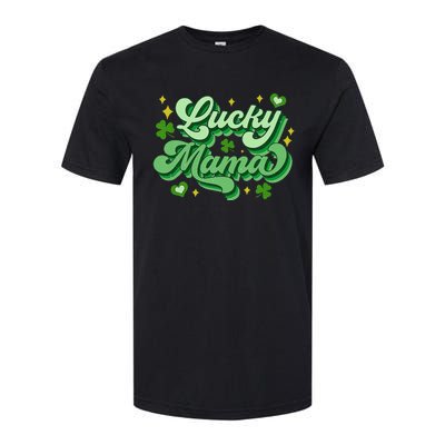 Lucky Mama Irish green St. Patricks Day Softstyle CVC T-Shirt