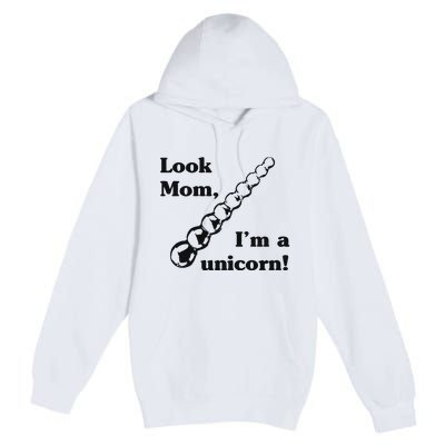 Look Mom I’m A Unicorn Premium Pullover Hoodie