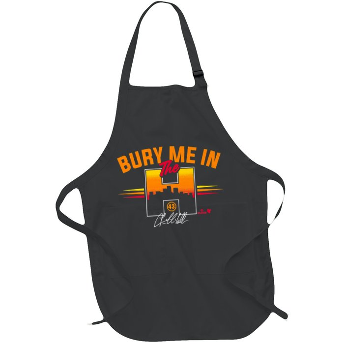 Lance McCullers Jr. Bury Me In The H Houston Baseball Apron
