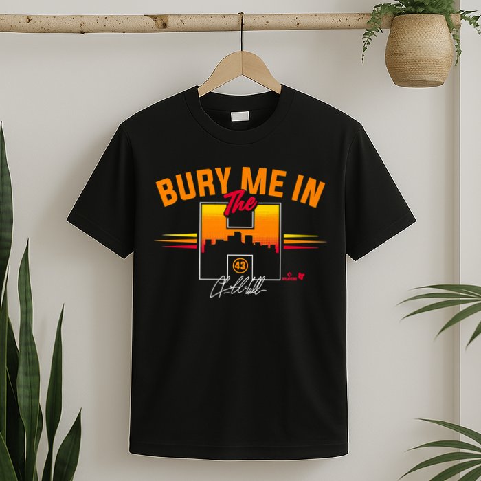 Lance McCullers Jr. Bury Me In The H Houston Baseball T-Shirt