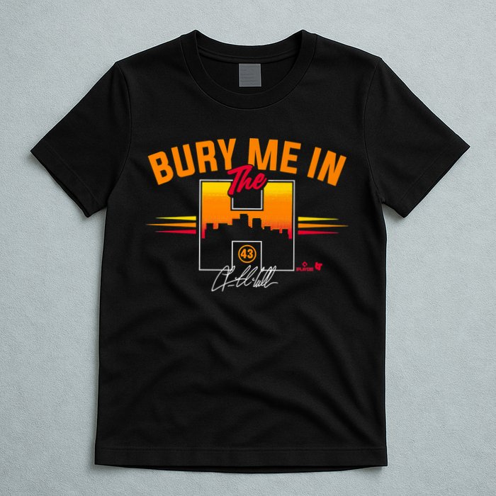 Lance McCullers Jr. Bury Me In The H Houston Baseball T-Shirt