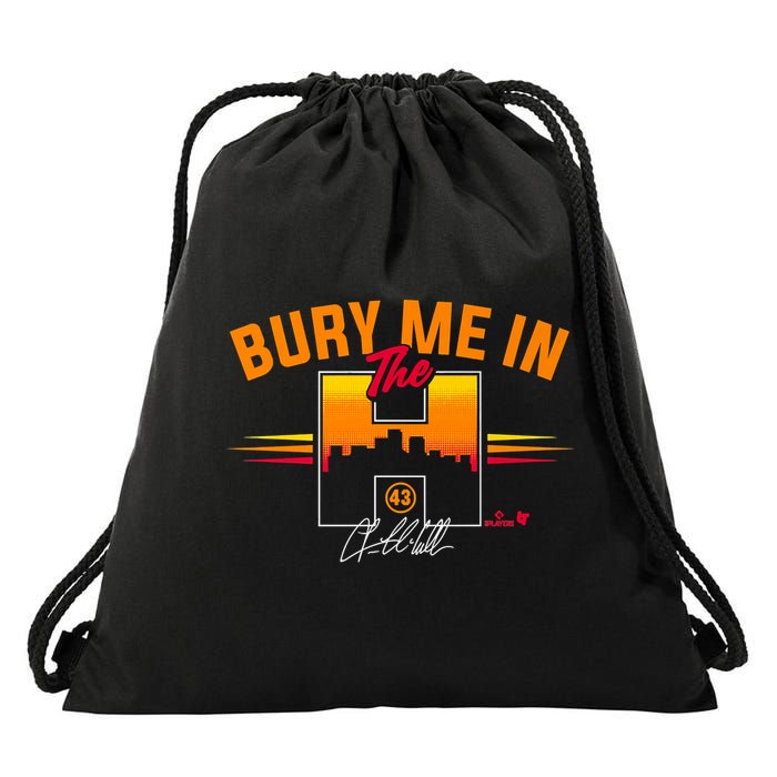 Lance McCullers Jr. Bury Me In The H Houston Baseball Drawstring Bag