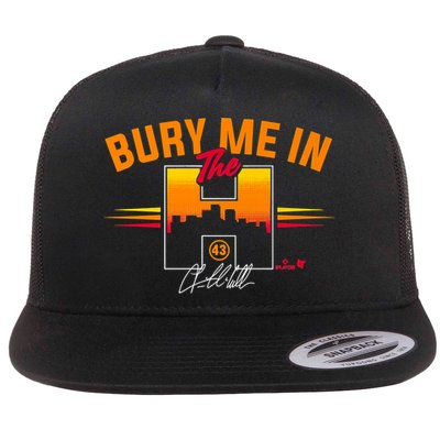 Lance McCullers Jr. Bury Me In The H Houston Baseball Flat Bill Trucker Hat