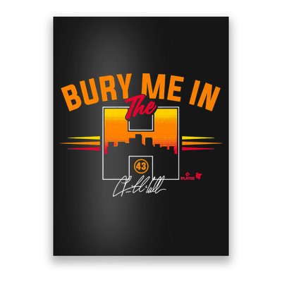 Lance McCullers Jr. Bury Me In The H Houston Baseball Poster