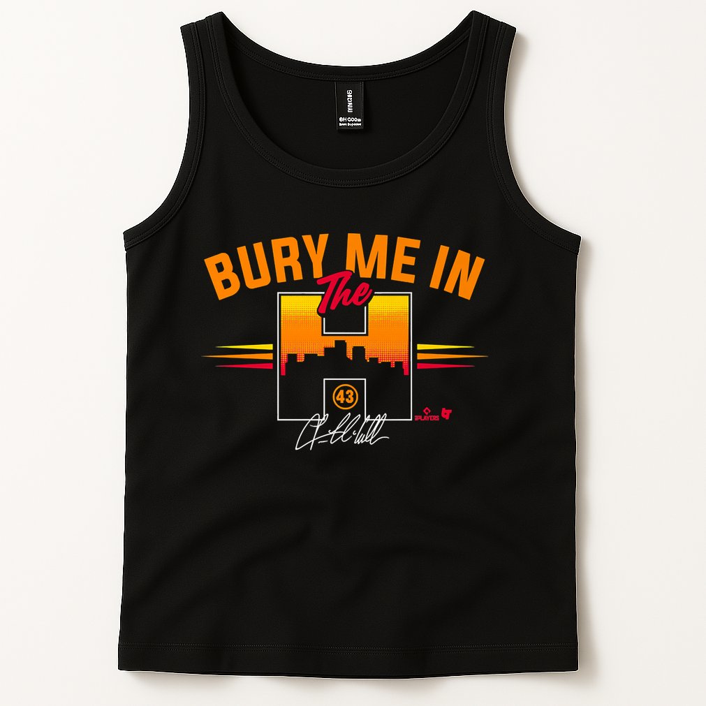 Lance McCullers Jr. Bury Me In The H Houston Baseball Tank Top