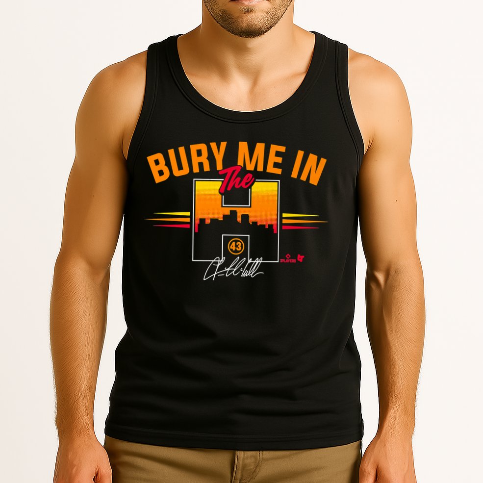 Lance McCullers Jr. Bury Me In The H Houston Baseball Tank Top